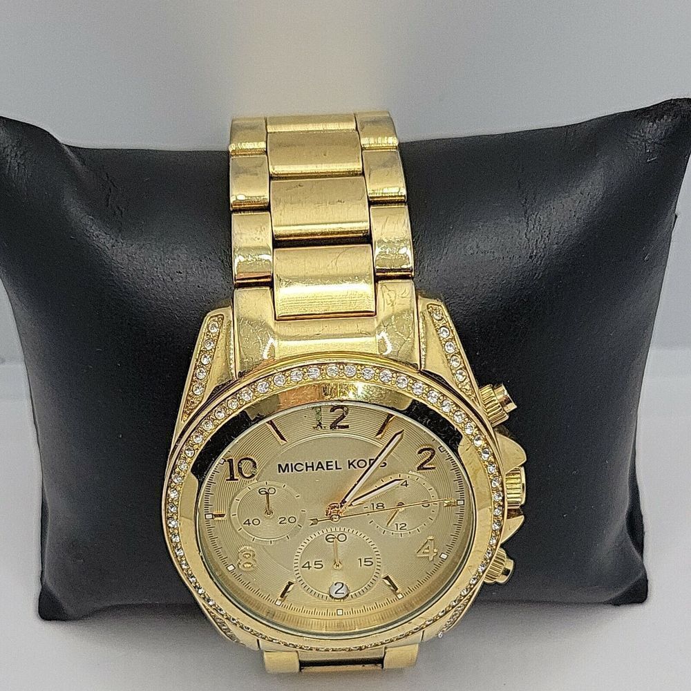 Michael Kors Blair MK5166 Women's Gold Stainless Steel Analog Dial Watch AM277 - Picture 5 of 11